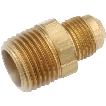 Anderson Metals 3/8''x1/2'' Brass Male Flare Connector 754048-0608