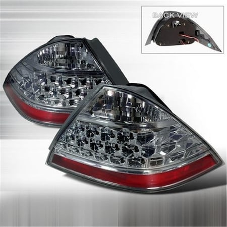 Overtime Altezza Tail Lights for 06 to 07 Honda Accord- Smoke - 7 x 20 x 22 in. OV3753261