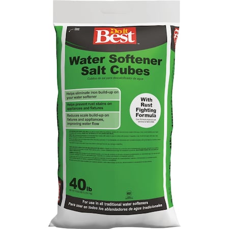 Do It Best 40 Lb. Water Softener Salt Cubes with Rust Remover 766436
