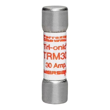 Mersen Fuse, 1 1/2 in L, 250 V AC, 30 A TRM30
