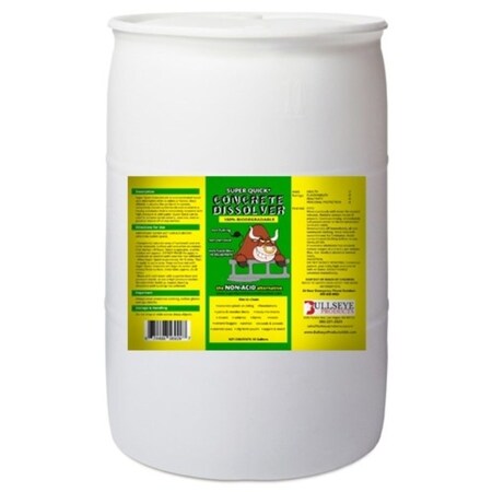 Super Quick Concrete Dissolver Mortar & Concrete Dissolver - Fast-Acting, Biodegradable, Acid-Free, Non-Corrosive - 55 Gallon Drum 805818