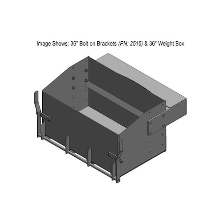 K&M Mfg 36-In. Bolt on Brackets (BOB) Kit for John Deere 8RX Series Green Powder Coat 2515