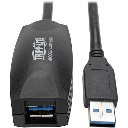 Tripp Lite USB 3.0 SUPERSPEED ACTIVE EXTENSION REPEATER CABLE A M/F 5M 16-FT. U330-05M