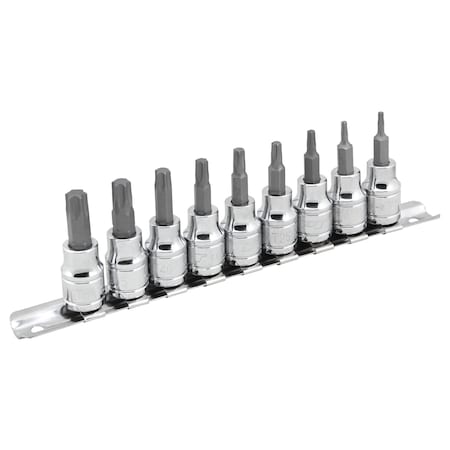 Performance Tool 9-Pc Star Bit Socket Set, W1178 W1178