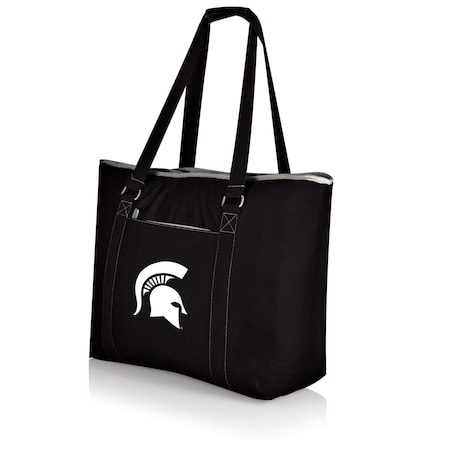 Picnic Time Family Of Brands NCAA Michigan State Spartans Tahoe XL Tote Cooler Bag - Soft Cooler Bag - Picnic Cooler, Black 598-00-175-354-0