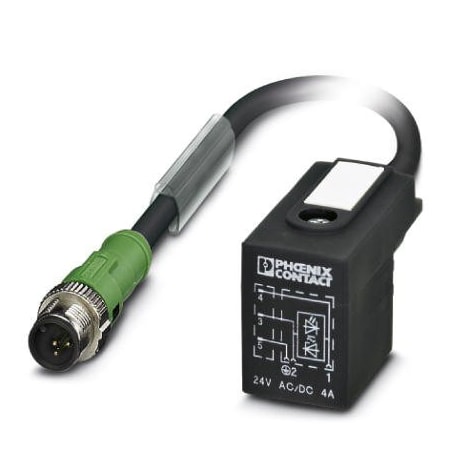 Phoenix Contact SAC-3P-M12MS/3 0-PUR/BI-1L-Z 1400775