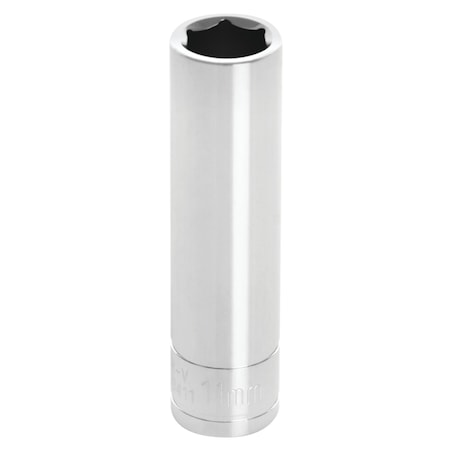Performance Tool 3/8 In Dr. Deep Socket 11Mm Socket Dp 11Mm, W38411 W38411