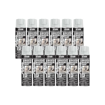 Seymour Midwest Stripe 9-Series Inverted Ground Marking Paint, Ultra Clear net 17oz., 12PK 20650