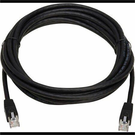 Eaton Tripp Lite Series Cat8 40G Snagless SSTP Ethernet Cable RJ45 M/M, PoE, Black, 15 ft. 4.6 m N272-F15-BK