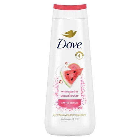 Dove Watermelon and Guava Nectar Body Wash, 20 Ounce, 4PK 64785083