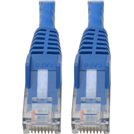 Eaton Tripp Lite Series Cat6 Gigabit Snagless Molded UTP Ethernet Cable RJ45 M/M, PoE, Blue,  N201-06N-BL