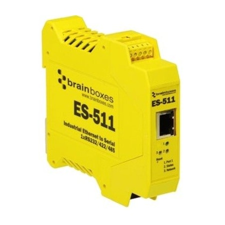Brainboxes Ltd Brainboxes Industrial Ethernet to Serial 1xRS232/422/485 ES-511