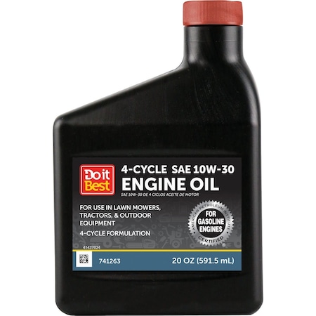 Do It Best 20 Oz. 10W-30 4-Cycle Engine Oil DBLM201