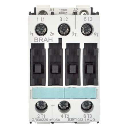 Brah Electric , Replacement 9A 600V 3P with 24VAC Closing Coil for Sirius Contactor 3RT1023-1AB01 B3RT1023-1AB01