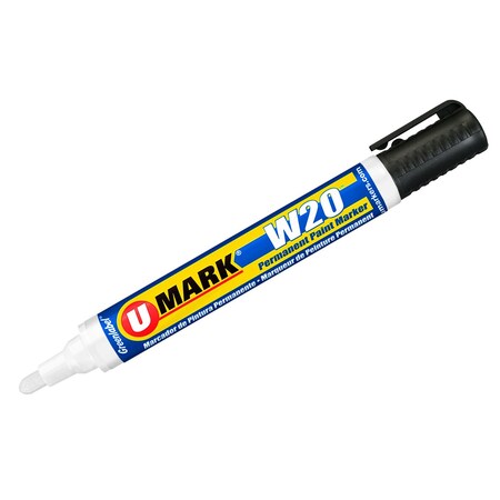 U-Mark Water Based Paint Marker Black, 12 PK 10851