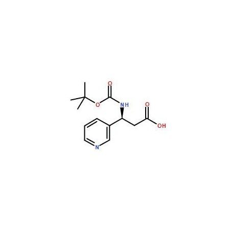 Ak Scientific (S)-Boc-3-(3-pyridyl)-β-Ala-OH (250mg), CAS 297773-45-6 6221AH-250mg
