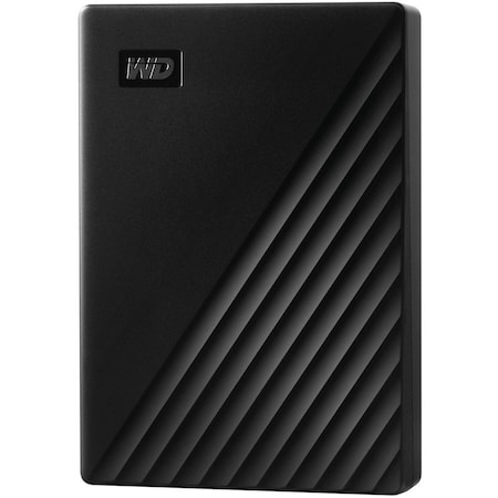 Wd Content Solutions Business WD My Passport WDBPKJ0040BBK-WESN 4 TB Portable Hard Drive - External - Black WDBPKJ0040BBKWESN