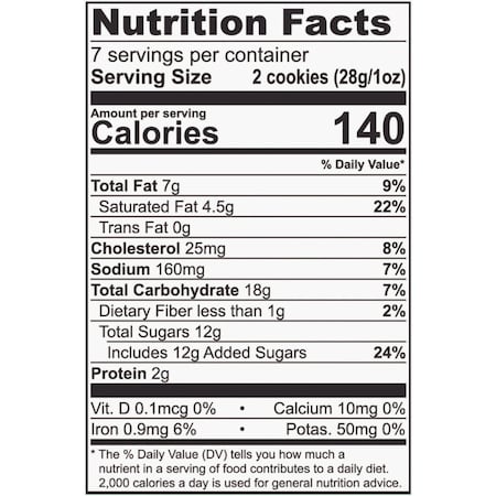 Midwest Distribution Tates Bake Shop Tiny Tates Chocolate Chip Cookies 1001583