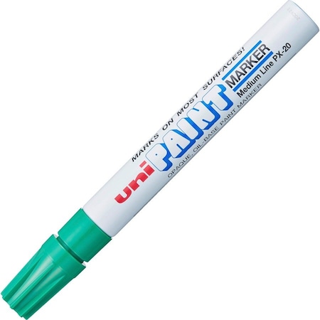 Uni-Ball UniPaint PX20 OilBased Medium Point Marker, Green UBC63604