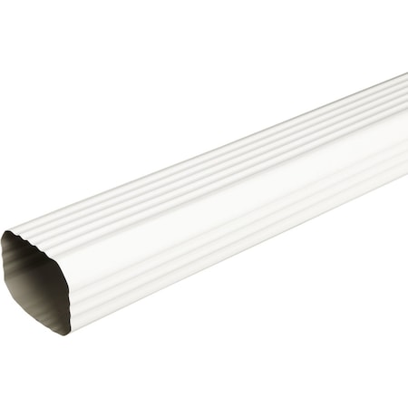 Spectra Metals 2''x3'' Wht Aluminum Downspout 3DP10RTW