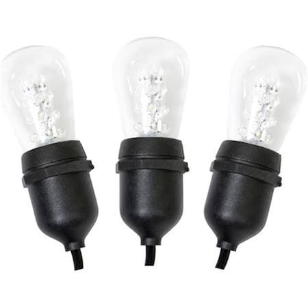 Vickerman White Wire 24 in. Spacing 100 ft. Long Medium Base E26 Socket Stringer Set V47W052