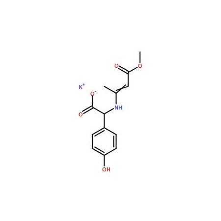 Ak Scientific Potassium 2-(4-hydroxyphenyl)-2-((4-methoxy-4-oxobut-2-en-2-yl)amino)acetate (5g), CAS 83918-71-2 0348AF-5g