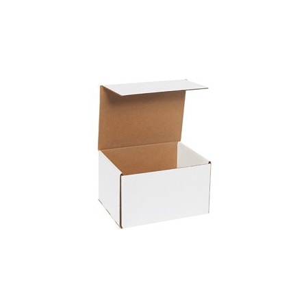 Bubblefast 50-10 x 8 x 6'' White Corrugated Mailers, 50PK BFM1086