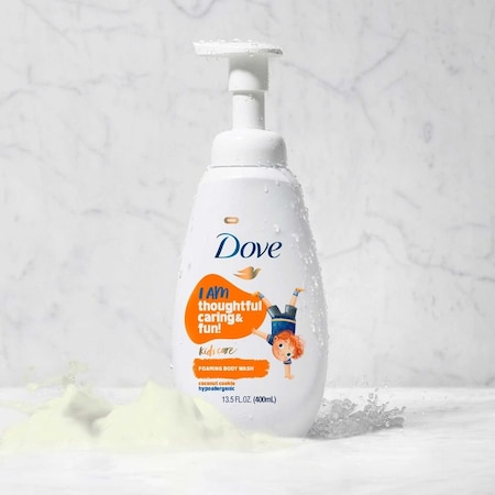 Dove Kids Care Coconut Cookie Foaming Body Wash, 13.5 Fluid Ounce, 4PK 68457406