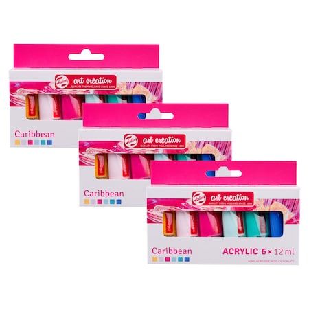 Talens Art Creation Acrylic Paint, Gloss, Acrylic Base, Assorted 9021863M