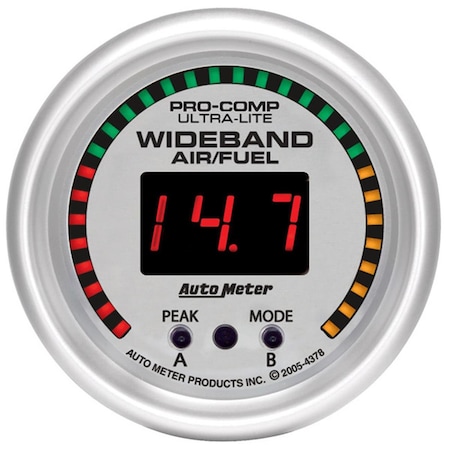 Auto Meter 2.63 in. UltraLite 0100 PSI Mechanical Oil Pressure Gauge ATM4421