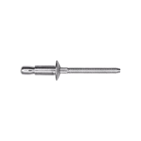 Auveco Ultra Grip Rivet 3/16in Diameter 1/16in-17/64in Grip Aluminum, 25PK 17421