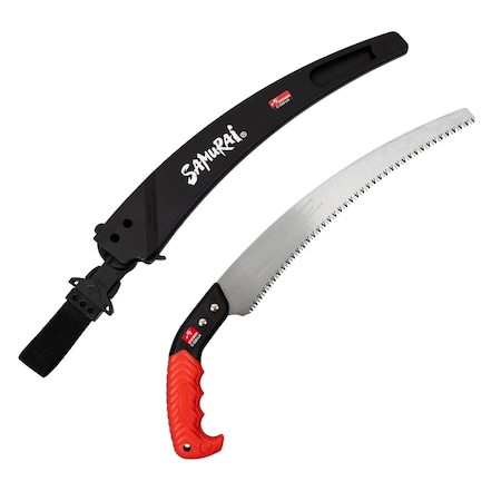 Samurai Heavy Duty 13" Non Tapered Curved Pruning Saw w/Scabbard 13111