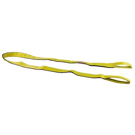Mytee Products 2 Pk 3inx16ft Web Sling - 8400 LBS WLL Vertical - 2-Ply Eyelets Tow Lifting Straps, 2PK EERSL-316x2