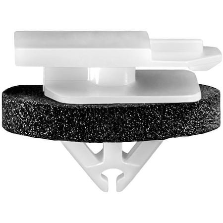 Auveco Chrysler Moulding Clip White Nylon, 10PK 21099