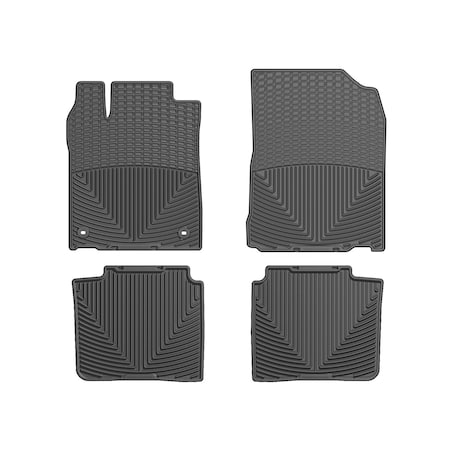 Weathertech Black, Front and Rear All Weather Floor Mats WTCB312256