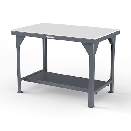Strong Hold 12 GA Industrial Ventilated (Hex) Uniform Cabinet with Hanger Rod 36-H-WR-241