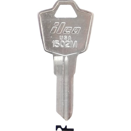 Ilco ESP Nickel Plated Mailbox Key 1502M, 10PK IAA01081012