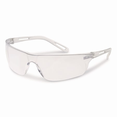 Bouton Optical Safety Glasses, Anti-Scratch, Clear Lens, Clear Frame 250-09-0000
