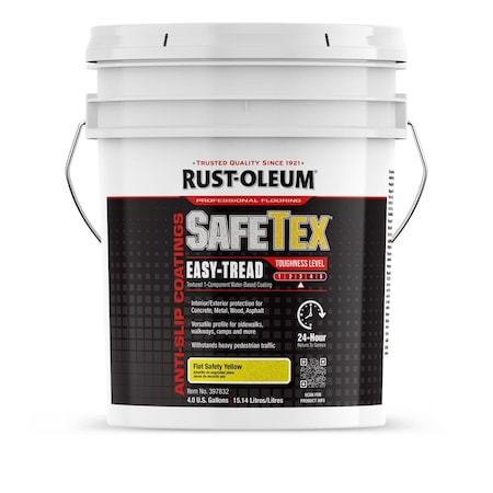 Rust-Oleum Epoxy Coating, Yellow, 4 gal, Pail 397832