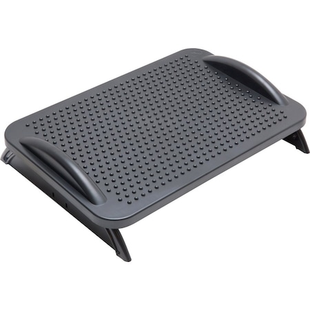 Syba IO Crest Ergonomic Foot Rest - Black - 12 / Case SY-ACC65068