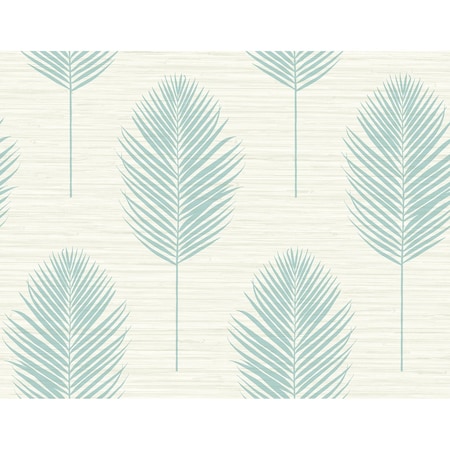 A-Street Prints Bali Aqua Fern Wallpaper 2988-70202