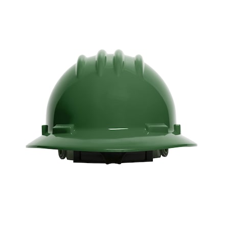 Ironwear High Density Polyethylene Full Brim Hard Hat Dark Green 3970-DG