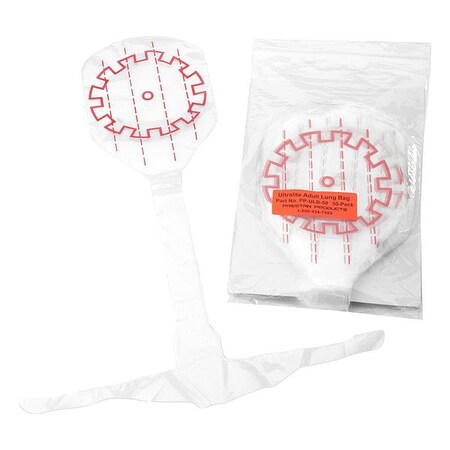 First Voice Faceshield/Lung Bag, 15 in L, Bag, PK50 PP-ULB-50
