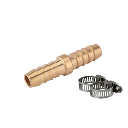 Freeman Z3838MMBC 3/8" x 3/8" Male to Male Brass Barbed Coupler Z3838MMBC