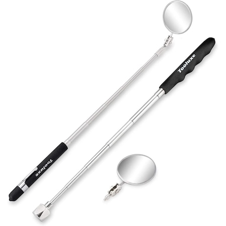 Tooluxe Telescoping Magnetic Pickup Tool & Inspection Mirror Set, 3 Piece 20731L