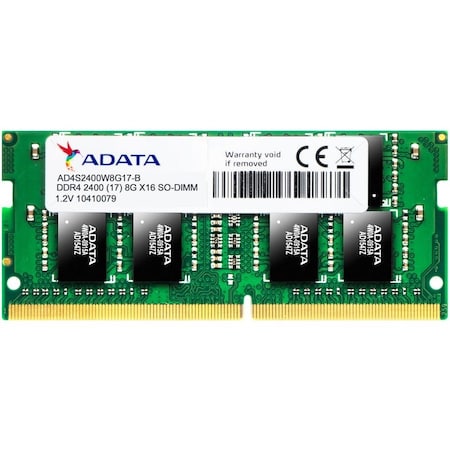Adata Adata Ddr4 2400 8Gb So-Dimm 1024X8 1.2V Single Tray AD4S240038G17-S