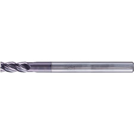 Pferd PFERD Chamfered End Mill, 4 flutes, 1/8'' Dia, 1/4'' APMX, 1-1/2'' OAL, cylindrical shank 23003043