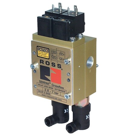Ross Controls Double Valves with or w/o Pressure Switches, Ports 1/4 to 3/4 D3573B4644W