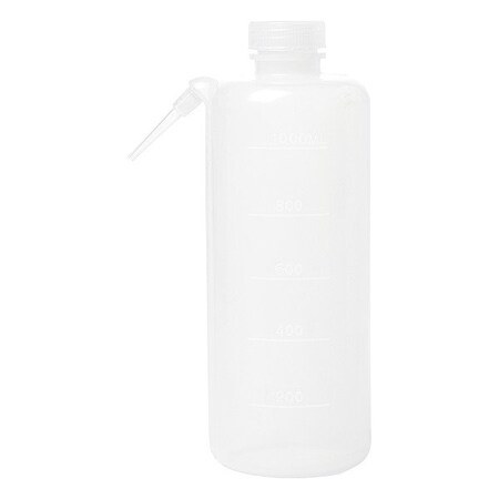 Zoro Select Wash Bottles, Plastic, PK6 36609