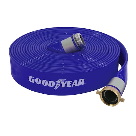Abbott Rubber 1-1/2 ID X 100 FT BLUE PVC DISCHARGE 1148-1500-100FT